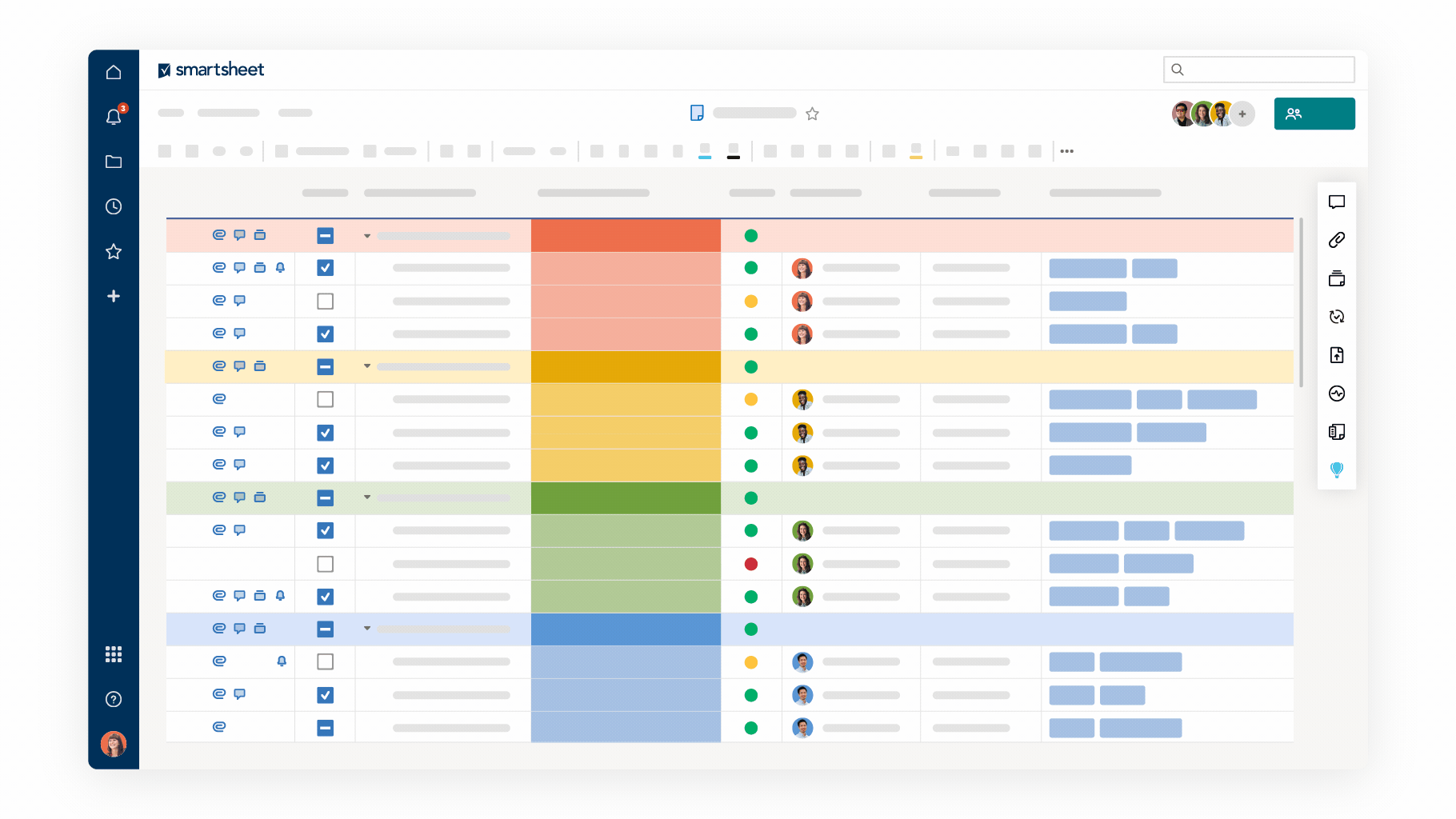 Smartsheet: Aplikasi pengganti Excel untuk mengelola proyek.
